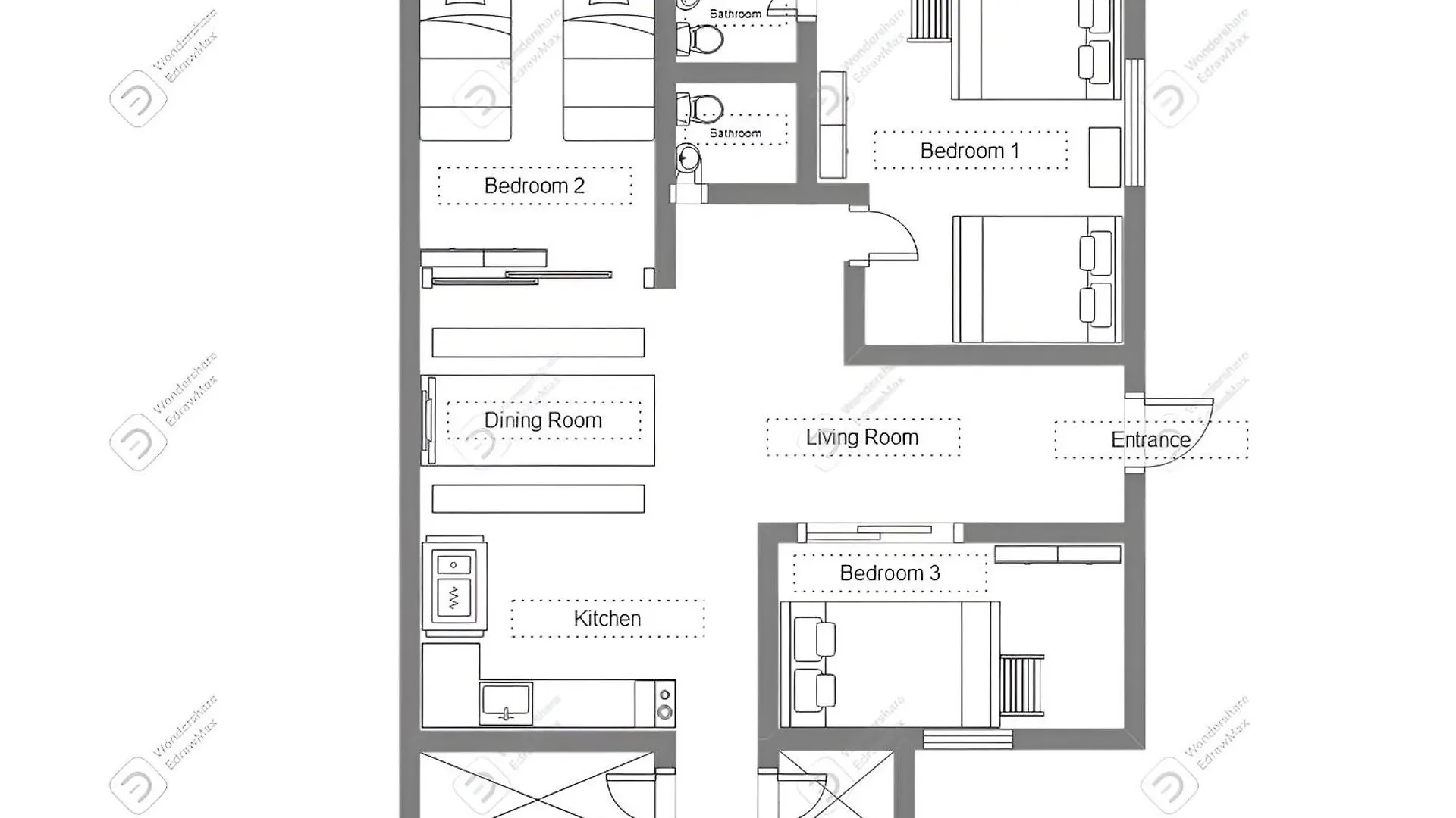 Hongdae 3Bedroom&2Baths Free Wifi&Free Parking Seul Apartament